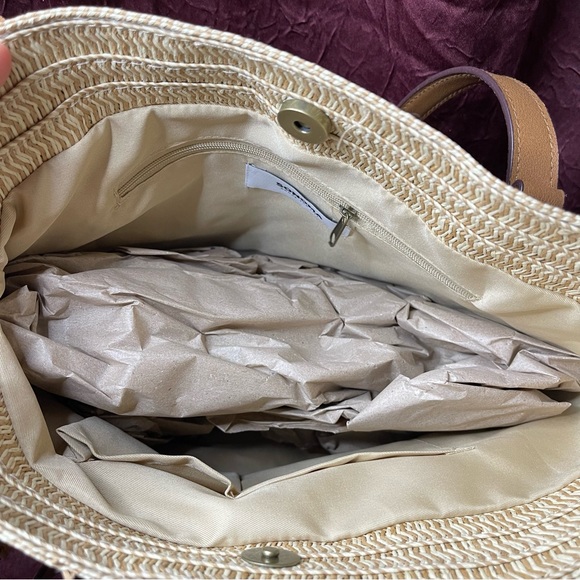 Sonoma Tan Stripe Tote Bag - Picture 7 of 8